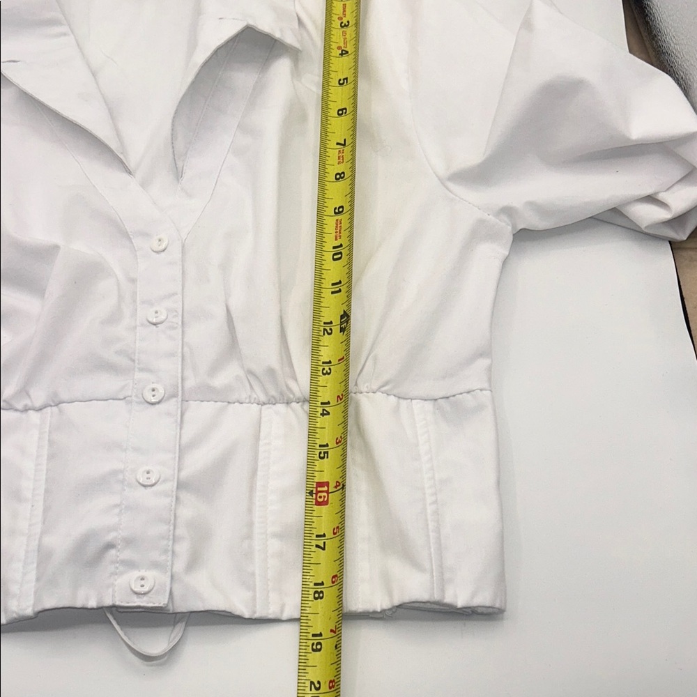 J for Justify Crisp White Button-Down Shirt - Picture 12 of 13